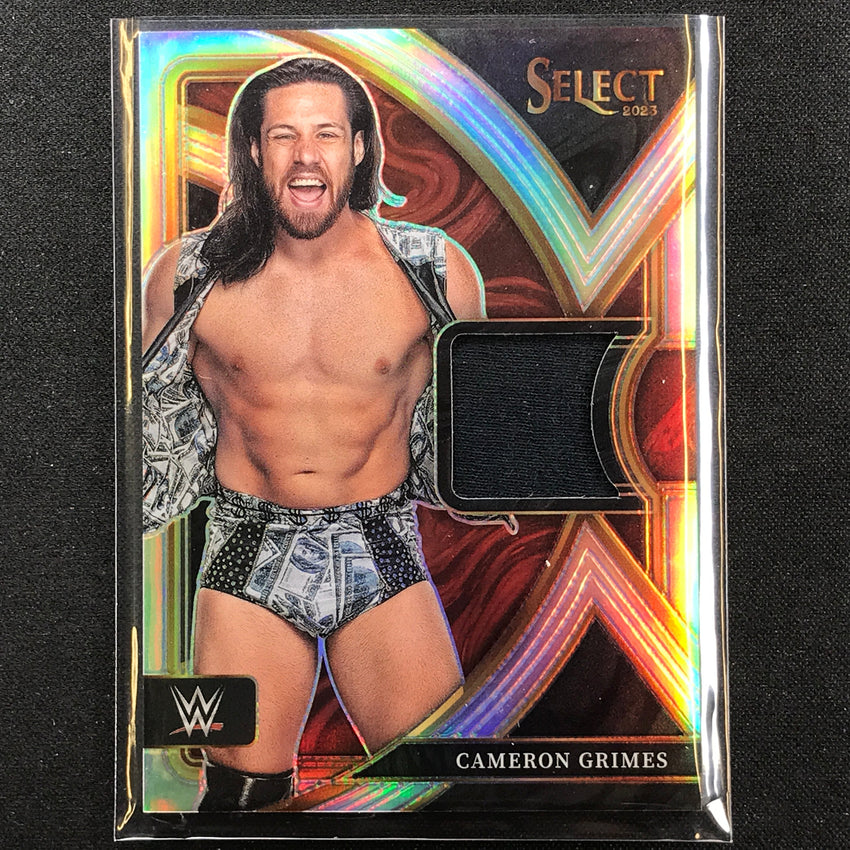 2023 Select WWE CAMERON GRIMES Selective Swatches Relic Silver Prizm #CGR