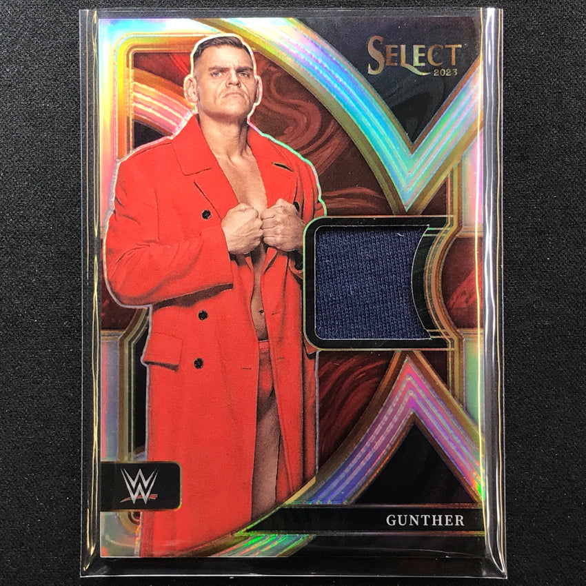 2023 Select Wwe Gunther Selective Swatches Relic Silver Prizm No Gnt