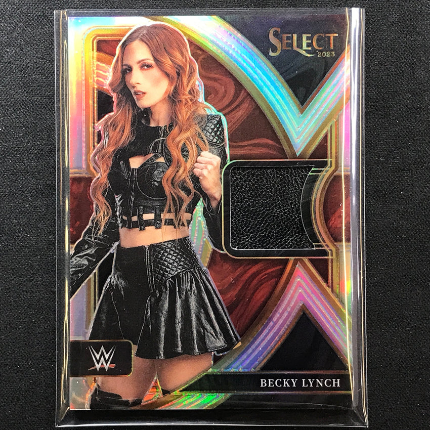 2023 Select Wwe Becky Lynch Selective Swatches Relic Silver Prizm No Bly