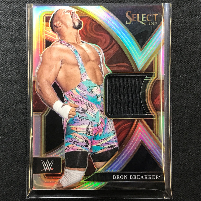 2023 Select Wwe Bron Breakker Selective Swatches Relic Silver Prizm No Bbk