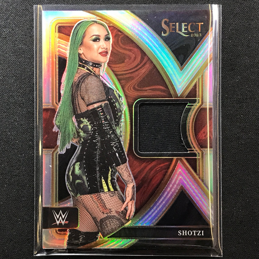 2023 Select Wwe Shotzi Selective Swatches Relic Silver Prizm No Szi