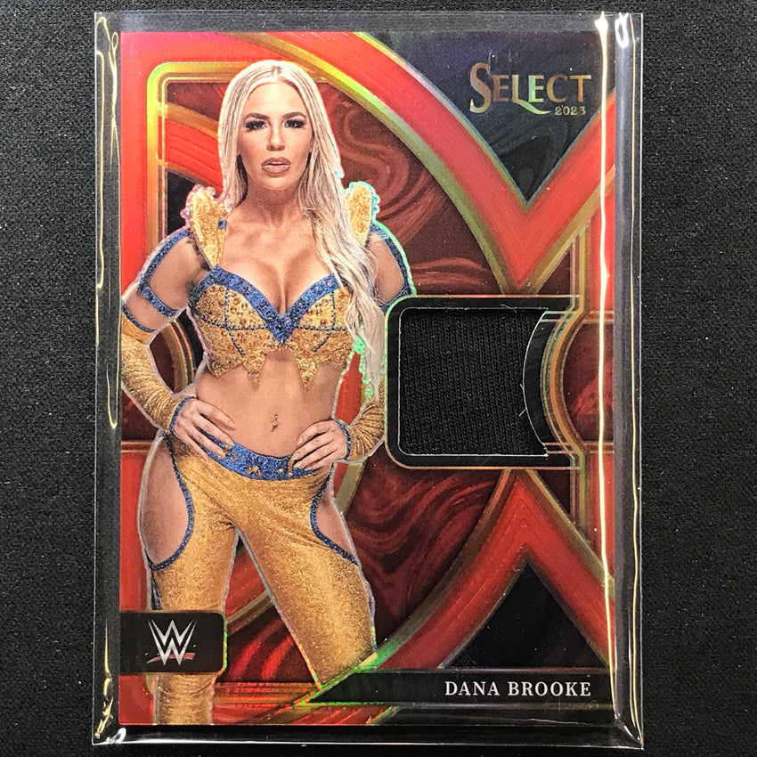 2023 Select Wwe Dana Brooke Selective Swatches Relic Red 95/99
