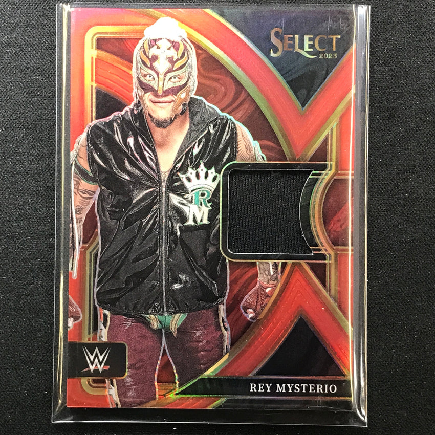 2023 Select Wwe Rey Mysterio Selective Swatches Relic Red 41/99-Cherry Collectables