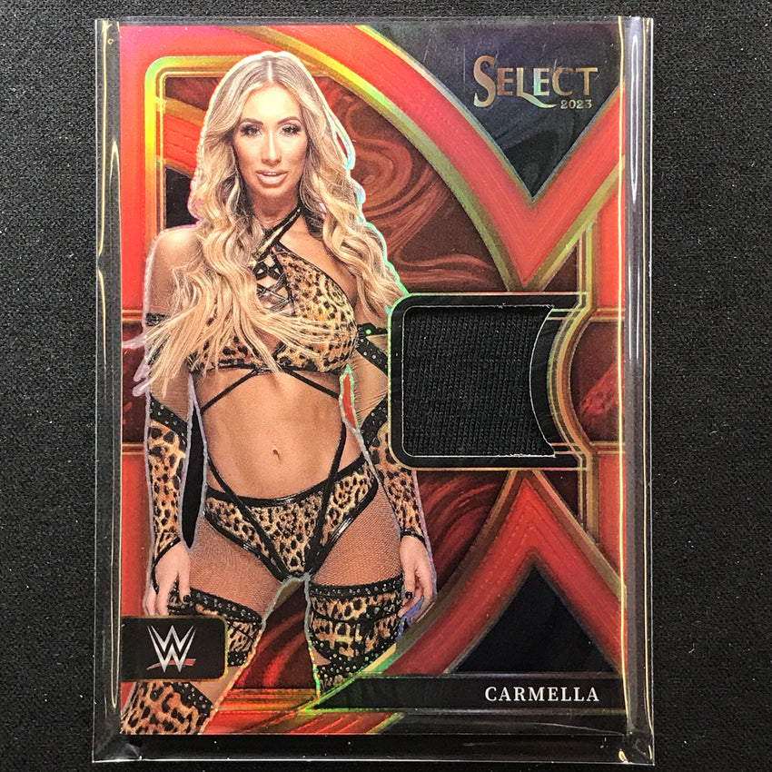 2023 Select Wwe Carmella Selective Swatches Relic Red 21/99