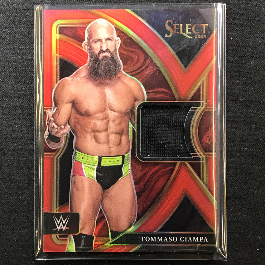 2023 Select Wwe Tommaso Ciampa Selective Swatches Relic Red 20/99
