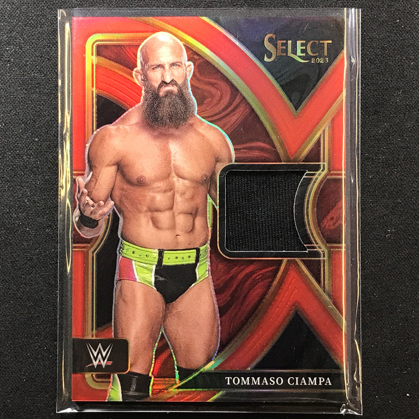 2023 Select Wwe Tommaso Ciampa Selective Swatches Relic Red 91/99