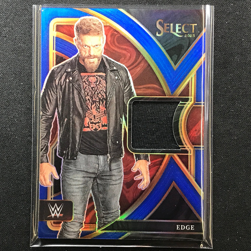 2023 Select Wwe Edge Selective Swatches Relic Blue 7/49