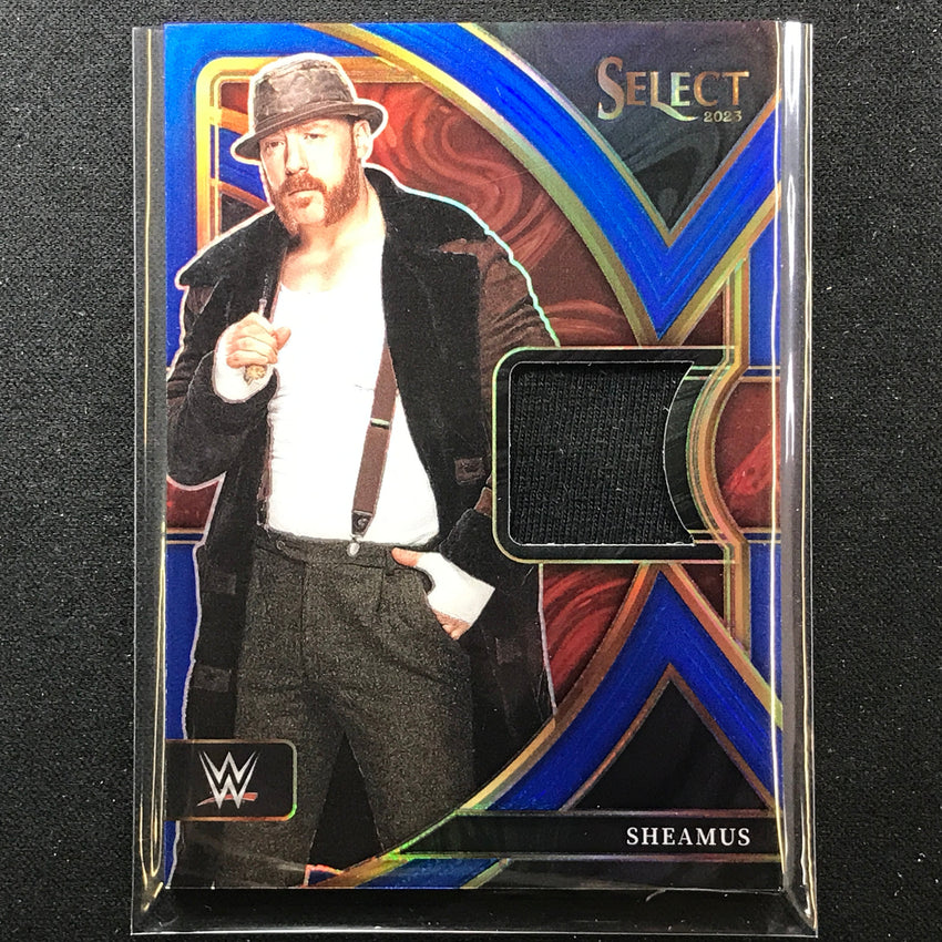 2023 Select Wwe Sheamus Selective Swatches Relic Blue 8/49
