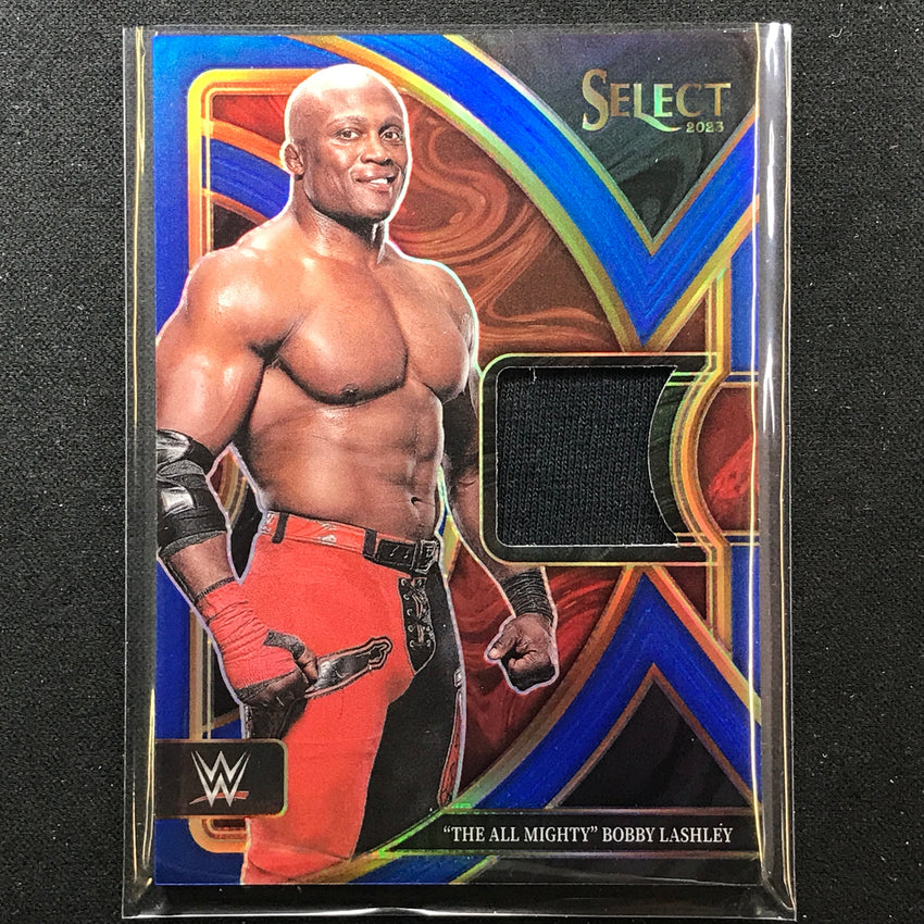 2023 Select Wwe The All Mighty Bobby Lashley Selective Swatches Relic Blue 13/49