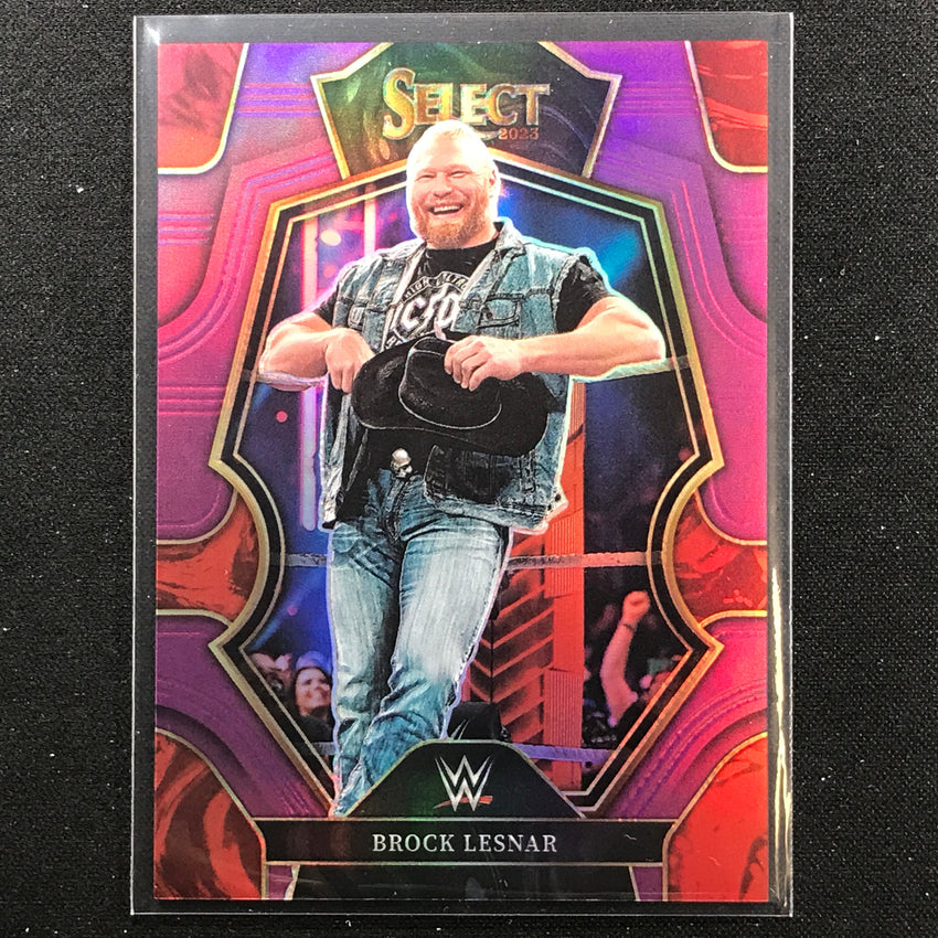 2023 Select Wwe Brock Lesnar Premier Level Purple 7/99 No 109