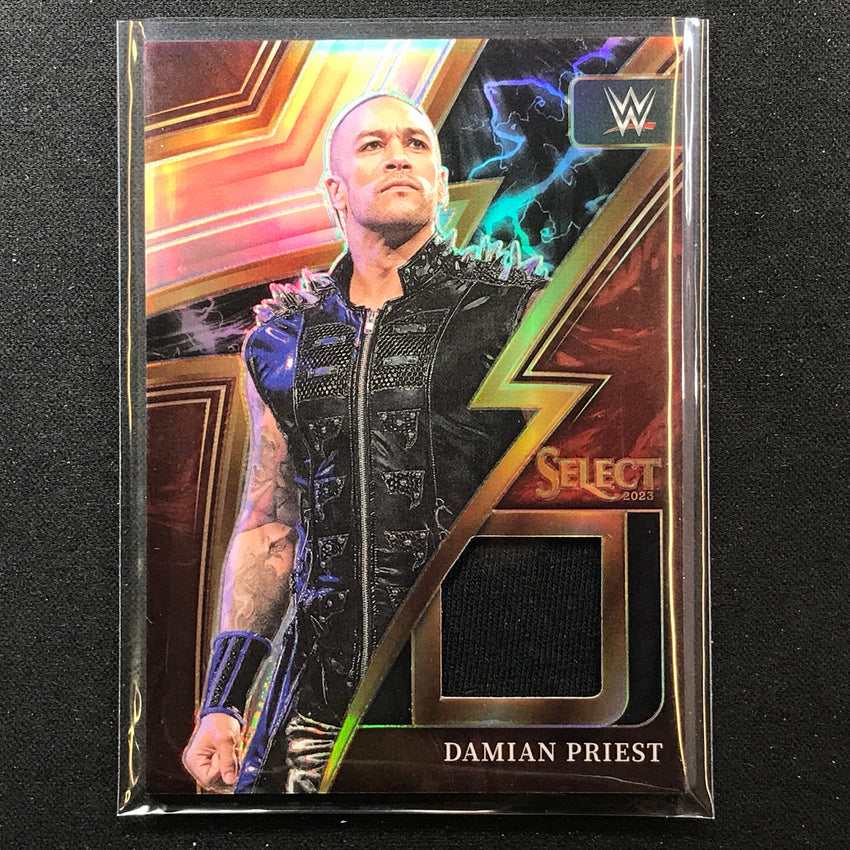 2023 Select Wwe Damian Priest Sparks Memorabilia Relic Silver Prizm No Dpr