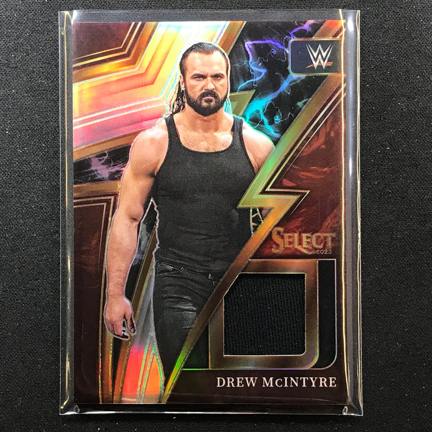 2023 Select Wwe Drew Mcintyre Sparks Memorabilia Relic Silver Prizm No Dmi