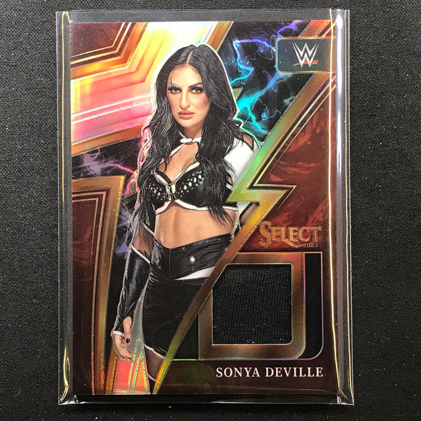 2023 Select Wwe Sonya Deville Sparks Memorabilia Relic Silver Prizm No Sdv