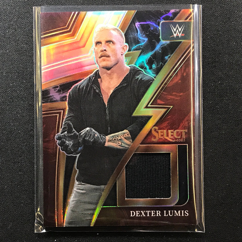 2023 Select WWE DEXTER LUMIS Sparks Memorabilia Relic Silver Prizm #DXL