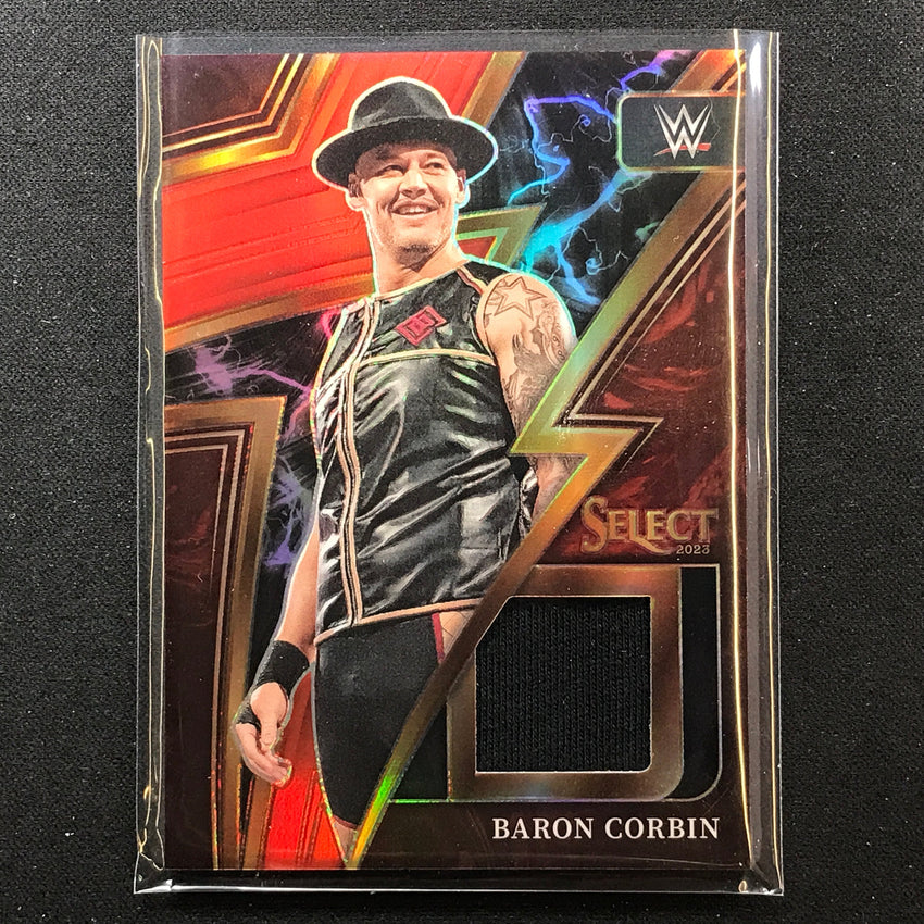 2023 Select Wwe Baron Corbin Sparks Memorabilia Relic Red 48/99