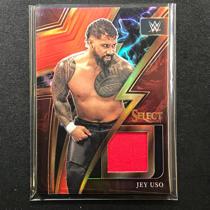 2023 Select Wwe Jey Uso Sparks Memorabilia Relic Red 86/99