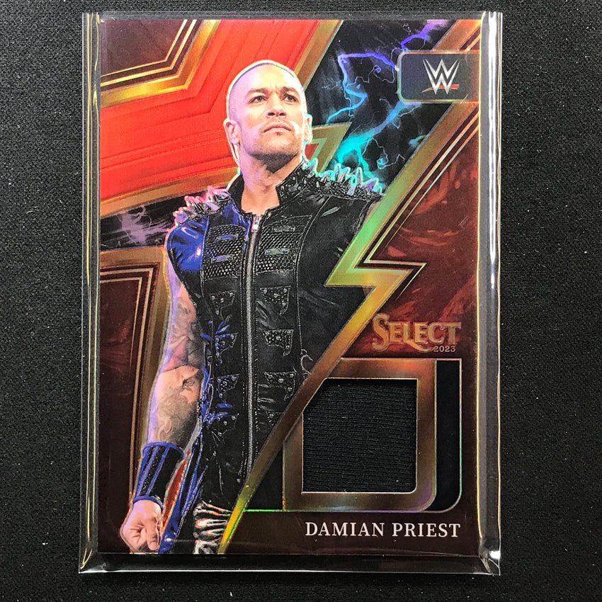 2023 Select Wwe Damian Priest Sparks Memorabilia Relic Red 22/99