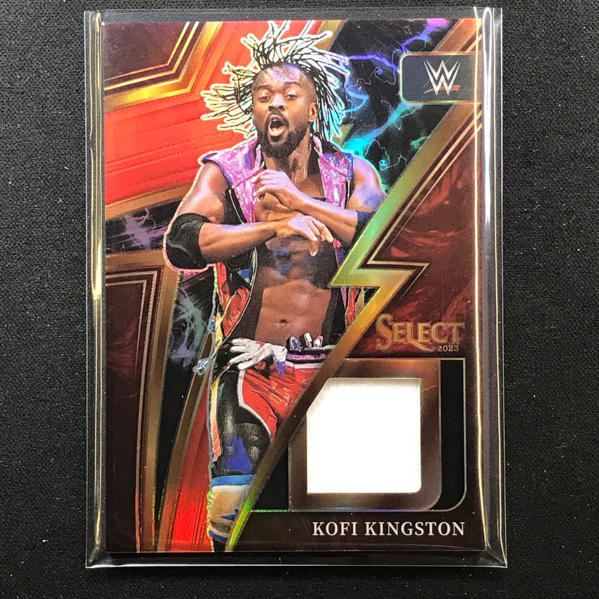 2023 Select Wwe Kofi Kingston Sparks Memorabilia Relic Red 32/99