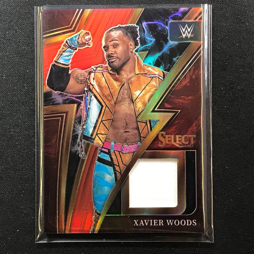 2023 Select Wwe Xavier Woods Sparks Memorabilia Relic Red 38/99