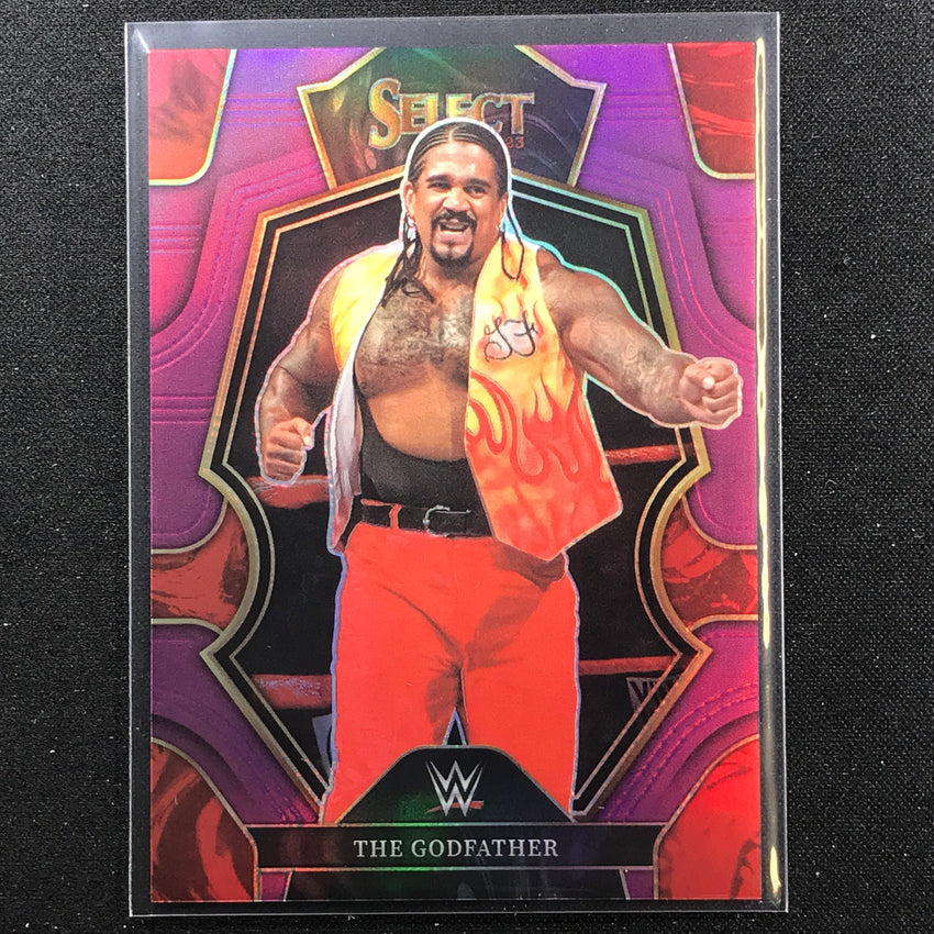 2023 Select Wwe The Godfather Premier Level Purple 39/99 No 112