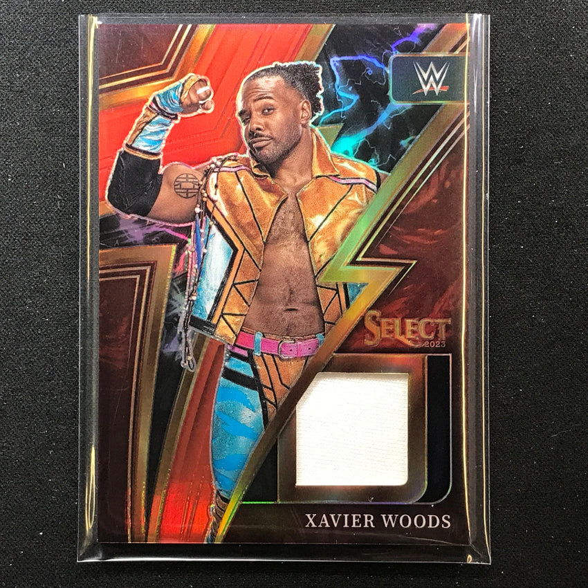 2023 Select Wwe Xavier Woods Sparks Memorabilia Relic Red 21/99