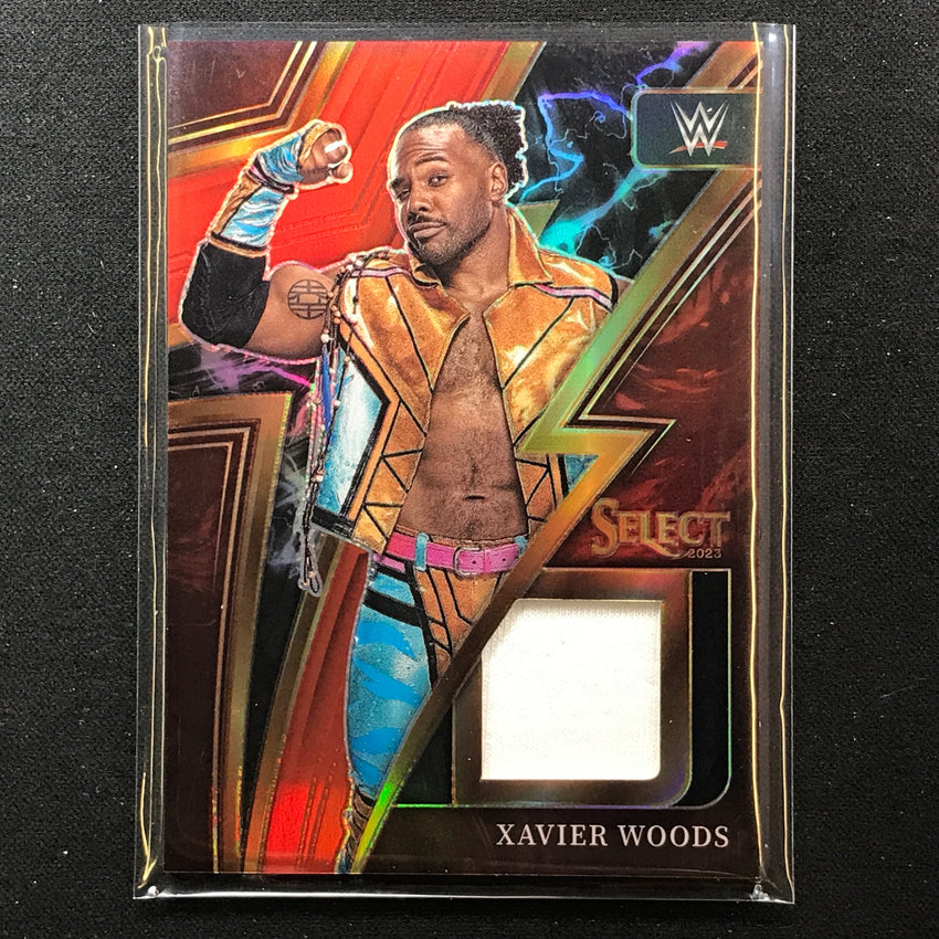 2023 Select Wwe Xavier Woods Sparks Memorabilia Relic Red 46/99