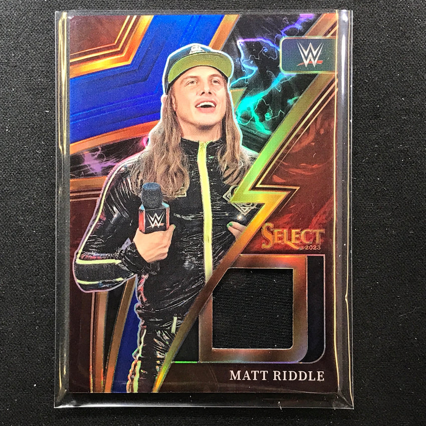 2023 Select Wwe Matt Riddle Sparks Memorabilia Relic Blue 27/49