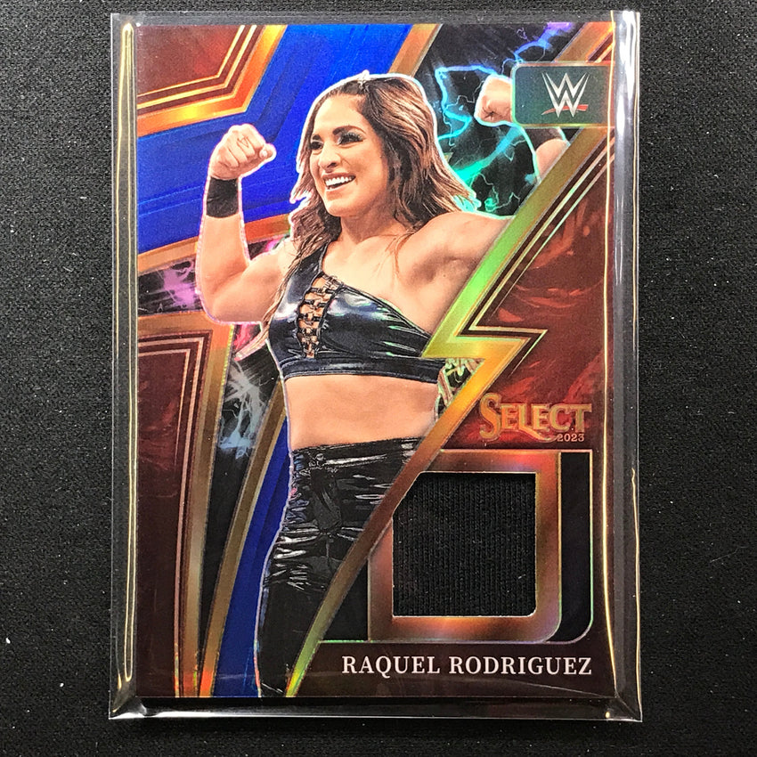 2023 Select Wwe Raquel Rodriguez Sparks Memorabilia Relic Blue 26/49