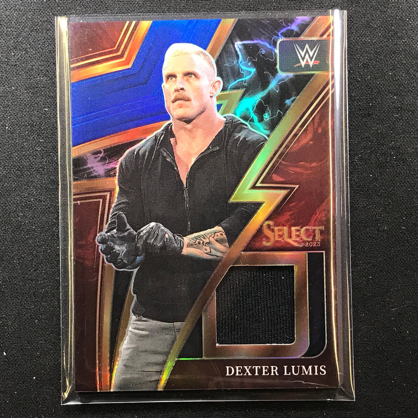 2023 Select Wwe Dexter Lumis Sparks Memorabilia Relic Blue 23/49