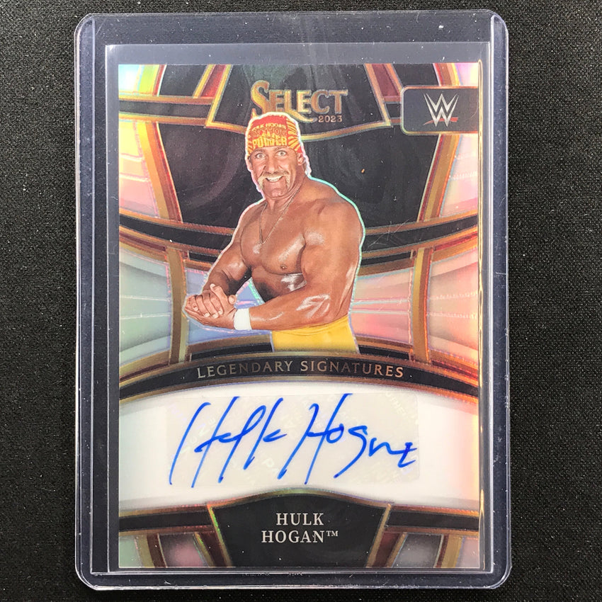 2023 Select Wwe Hulk Hogan Legendary Signatures Auto Silver Prizm No Hhg