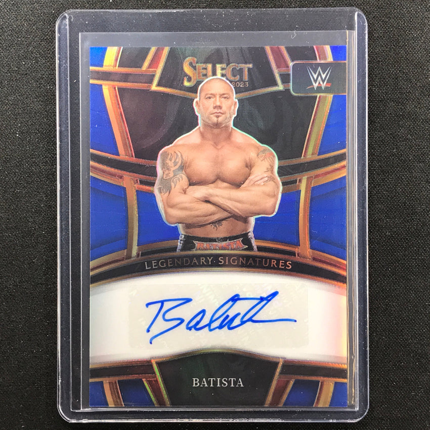 2023 Select Wwe Batista Legendary Signatures Auto Blue 3/49