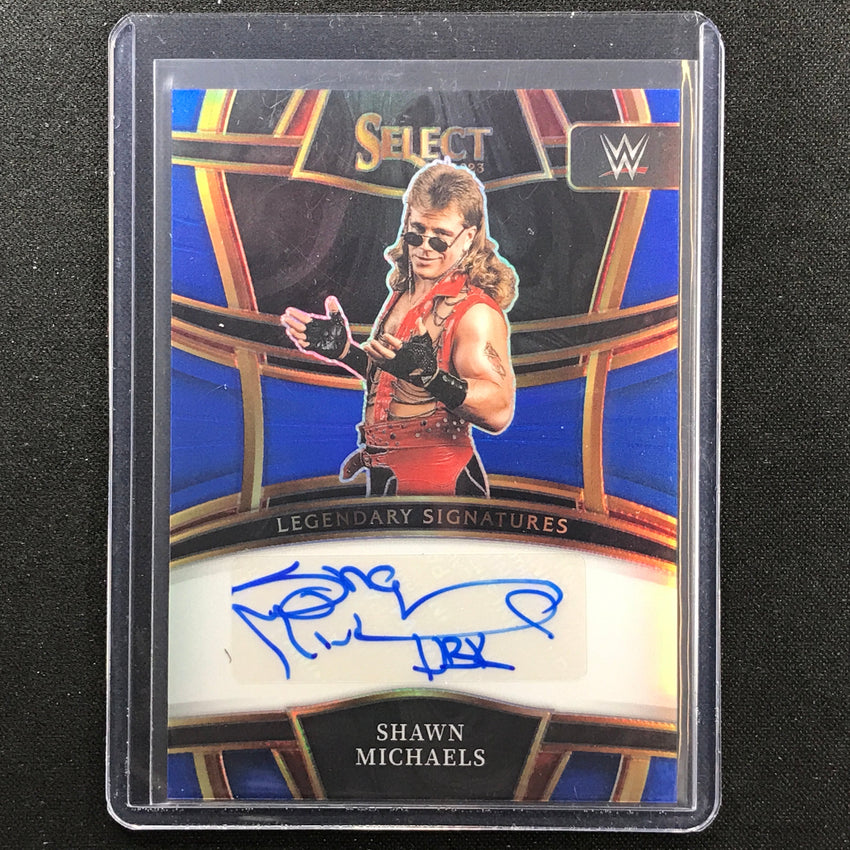 2023 Select Wwe Shawn Michaels Legendary Signatures Auto Blue 40/49