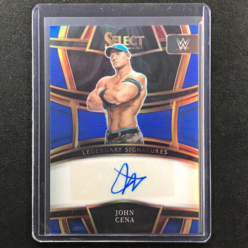 2023 Select Wwe John Cena Legendary Signatures Auto Blue 44/49
