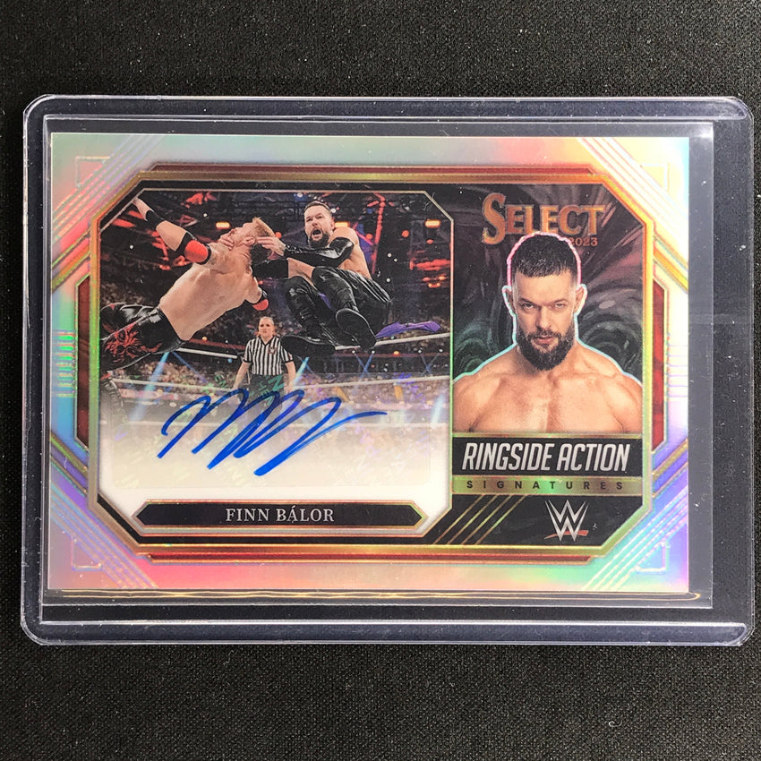 2023 Select Wwe Finn Balor Ringside Action Signatures Auto Silver Prizm No Fbl