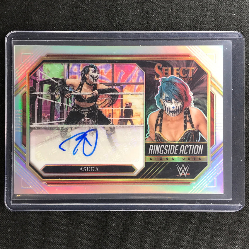 2023 Select Wwe Asuka Ringside Action Signatures Auto Silver Prizm No Ask