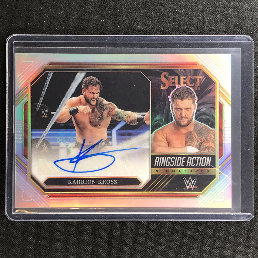 2023 Select Wwe Karrion Kross Ringside Action Signatures Auto Silver Prizm No Kkr