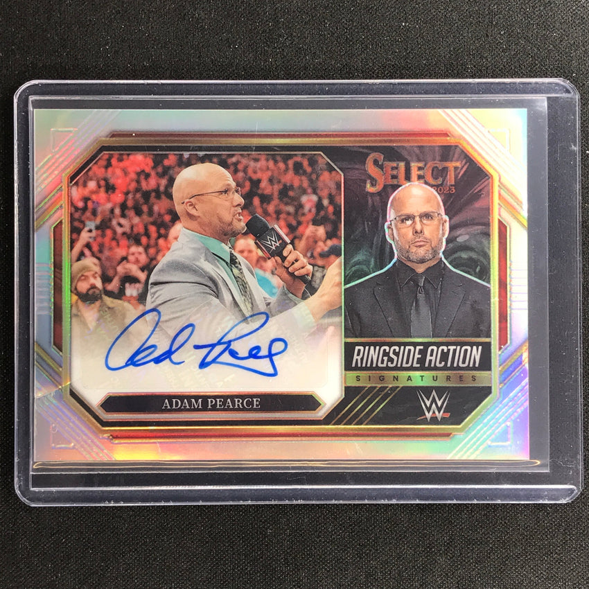 2023 Select Wwe Adam Pearce Ringside Action Signatures Auto Silver Prizm No Apc-Cherry Collectables