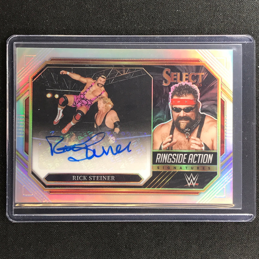 2023 Select Wwe Rick Steiner Ringside Action Signatures Auto Silver Prizm No Rst
