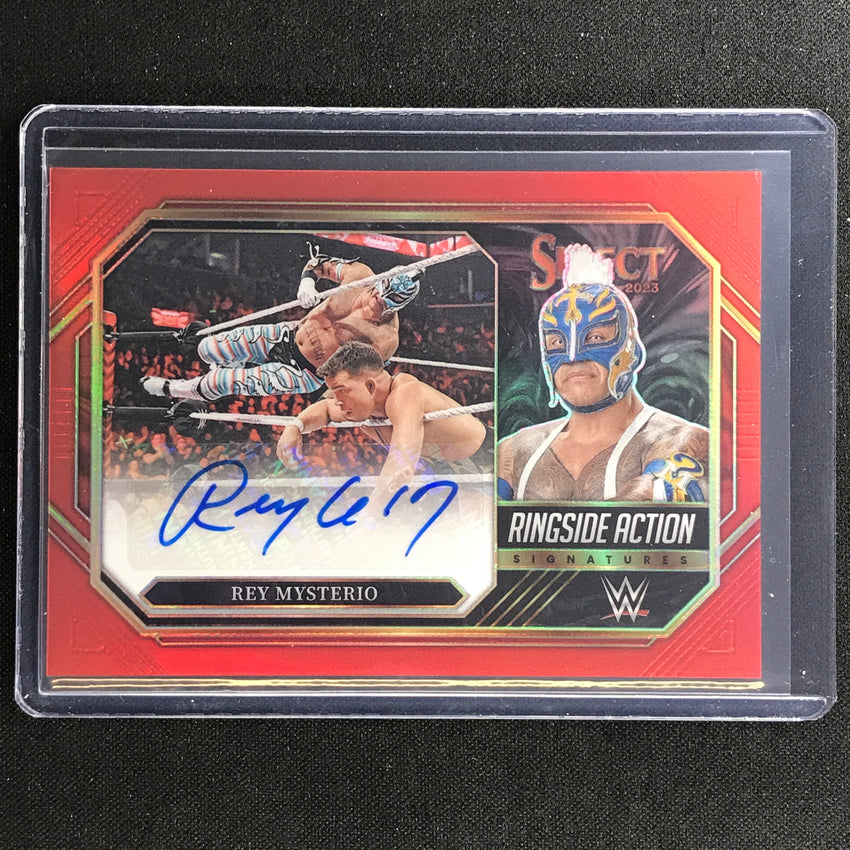 2023 Select Wwe Rey Mysterio Ringside Action Signatures Auto Red 44/60