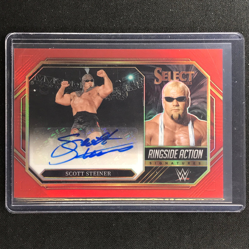 2023 Select Wwe Scott Steiner Ringside Action Signatures Auto Red 20/60