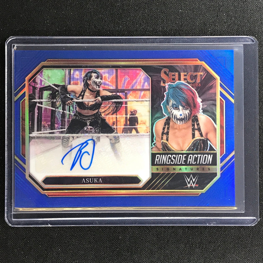 2023 Select Wwe Asuka Ringside Action Signatures Auto Blue 14/49