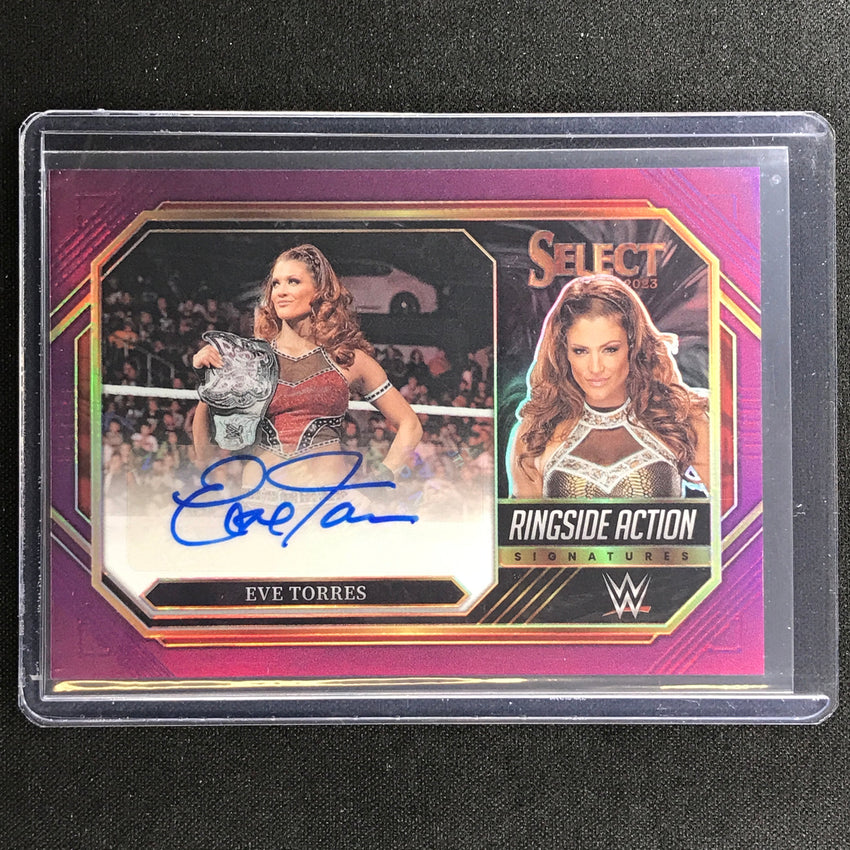 2023 Select Wwe Eve Torres Ringside Action Signatures Auto Purple 28/35