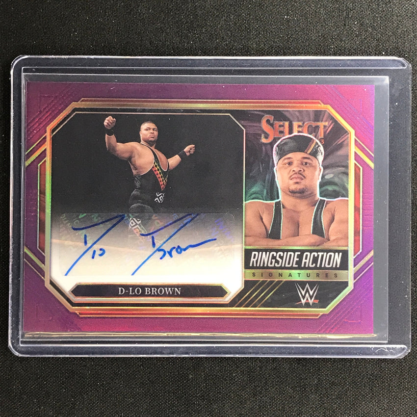 2023 Select Wwe D-lo Brown Ringside Action Signatures Auto Purple 24/35