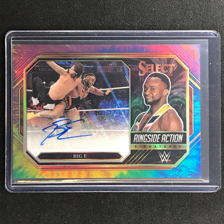 2023 Select Wwe Big E Ringside Action Signatures Auto Tie-dye 12/25