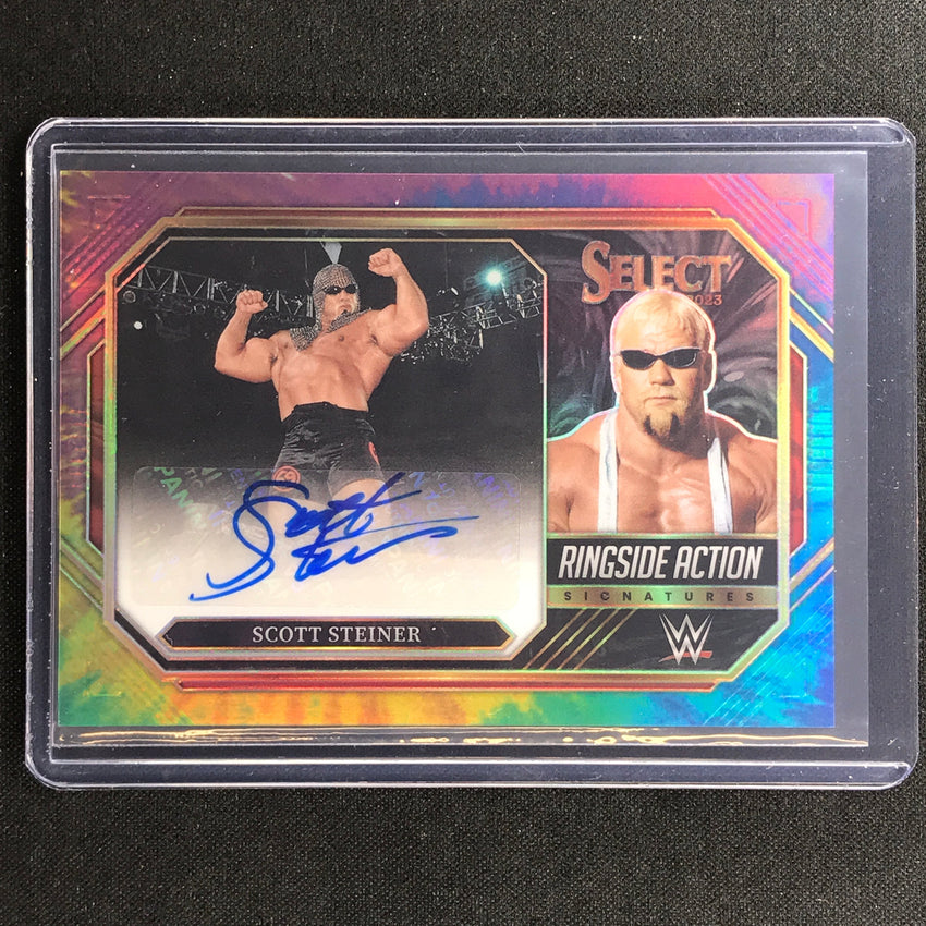 2023 Select Wwe Scott Steiner Ringside Action Signatures Auto Tie-dye 19/25