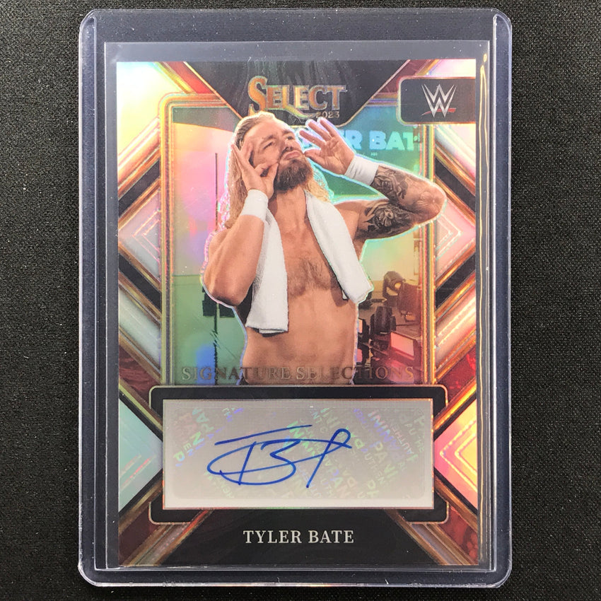 2023 Select Wwe Tyler Bate Signature Selections Auto Silver Prizm No Tbt