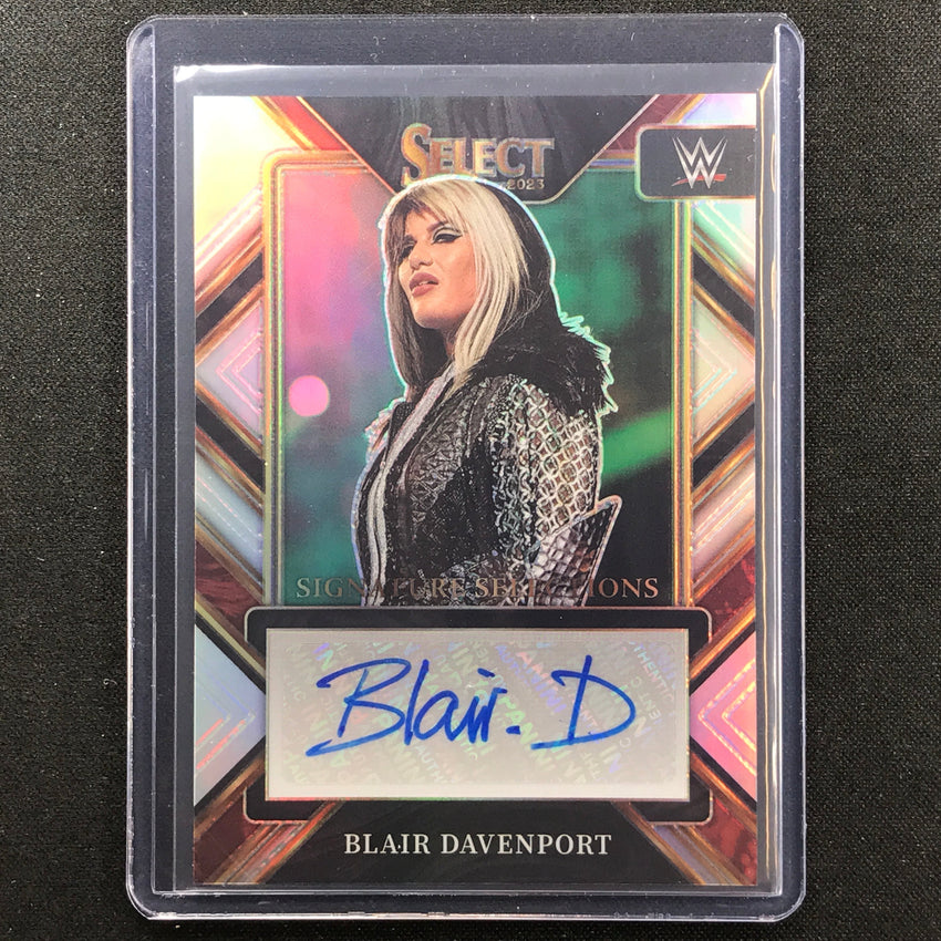 2023 Select Wwe Blair Davenport Signature Selections Auto Silver Prizm No Bdv