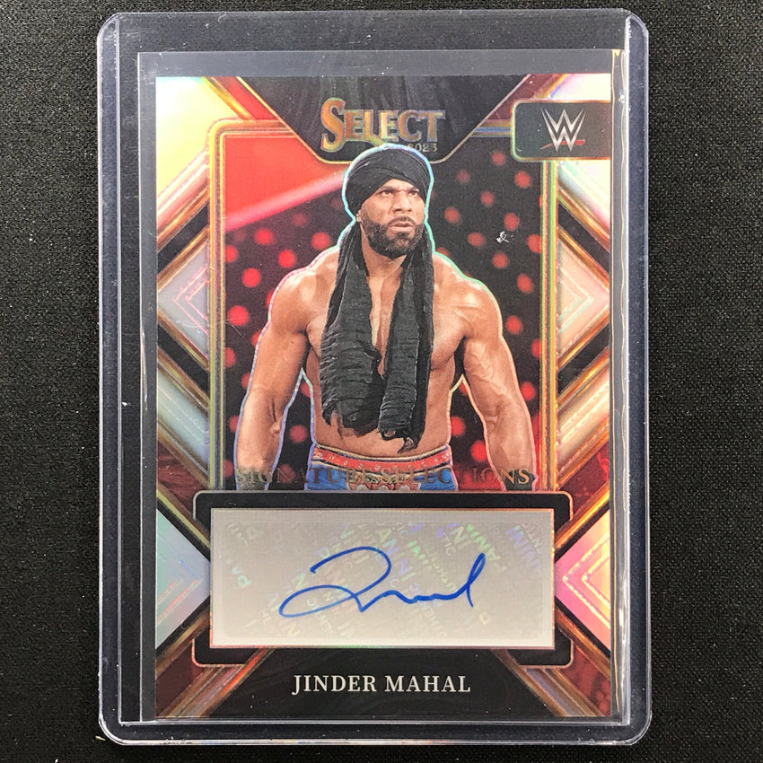 2023 Select Wwe Jinder Mahal Signature Selections Auto Silver Prizm No Jmh