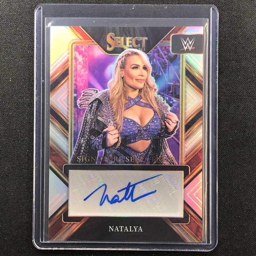 2023 Select Wwe Natalya Signature Selections Auto Silver Prizm No Ntl