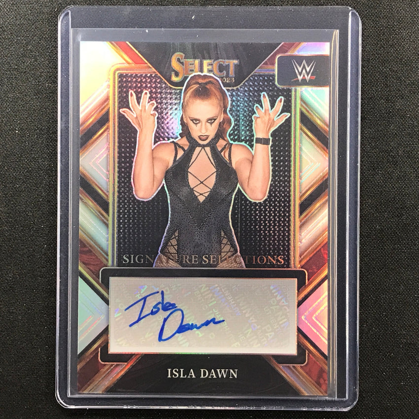 2023 Select Wwe Isla Dawn Signature Selections Auto Silver Prizm No Isl